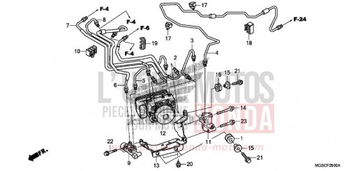 ABS MODULATOR NC700DC de 2012
